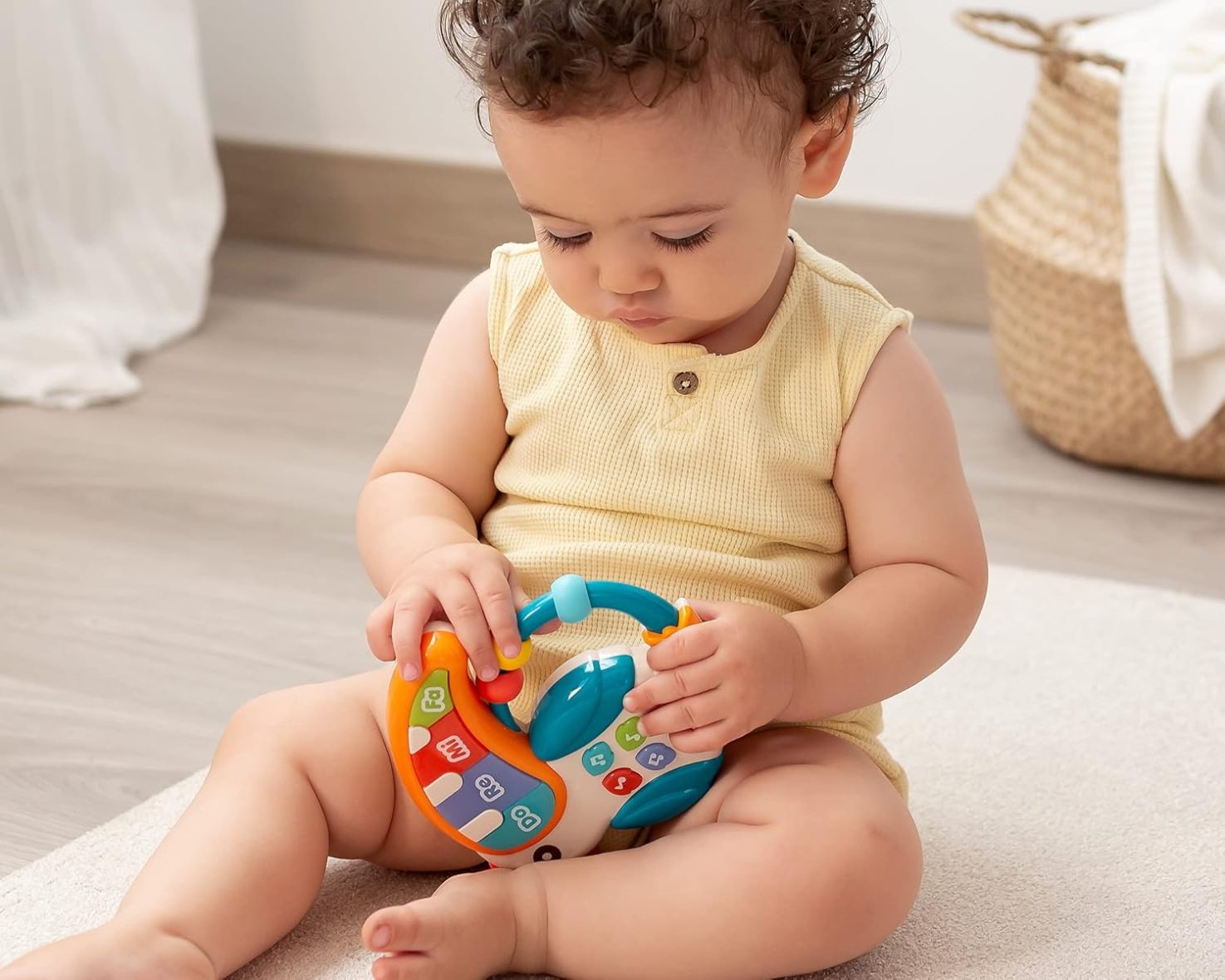Piano Enfant Perroquet Sons Lumières Perles – HUANGER