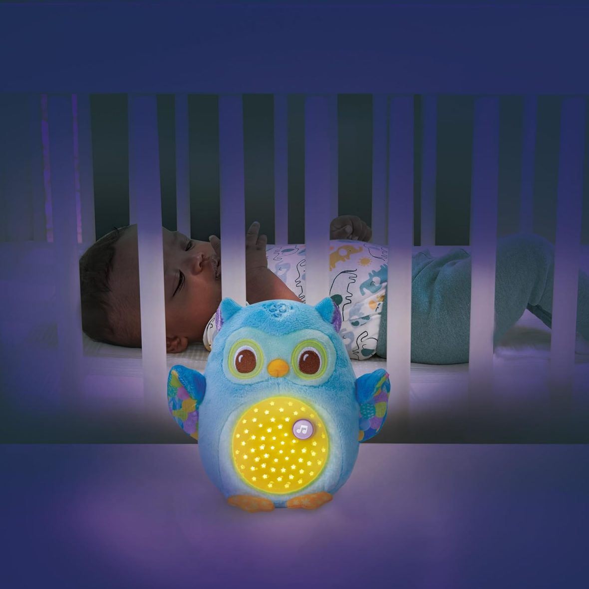Veilleuse lumi chouette Rose – VTECH